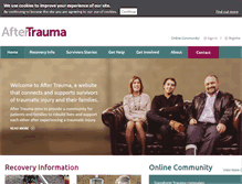 Tablet Screenshot of aftertrauma.org